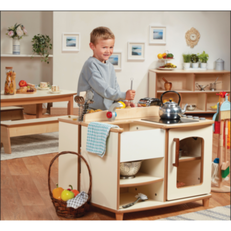 Millhouse Home From Home Early Years Wooden Boston Kitchen &amp; Console Table