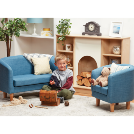 Millhouse Home From Home Early Years Indoor Wooden Tub Chair &amp; Sofa