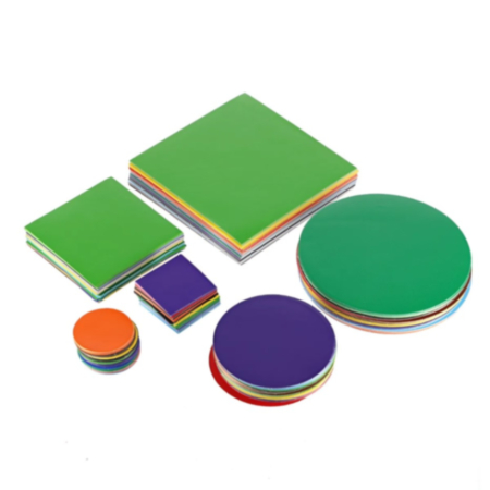 Classmates Gummed Squares &amp; Circles - Pack of 2000