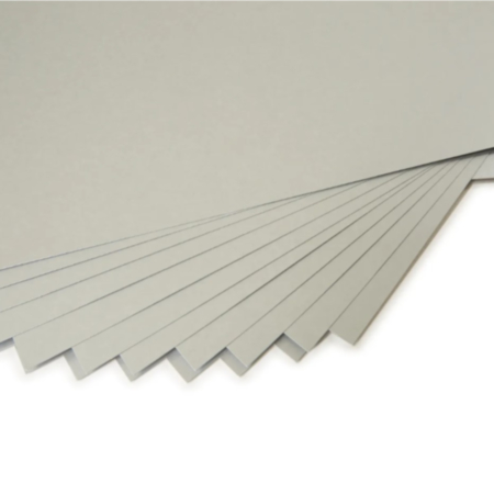 Educraft Colourcard - Silver (330 Micron) Size 635 x 510mm - Pack of 25