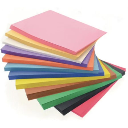 Construction A4+ Coloured Paper Block (90gsm) - Pack of 648