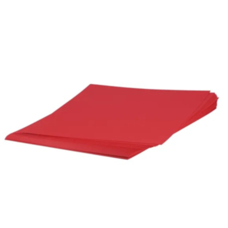 Rothmill Coloured Card (280 Micron) - A4 - Vivid Red - Pack of 50 