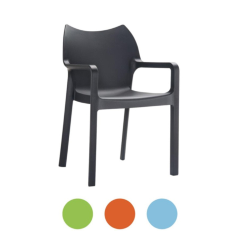 Diva Polypropylene Cafe Bistro Chair