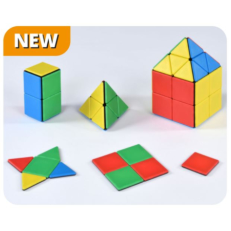 Solid Magnetic Polydron Class Set