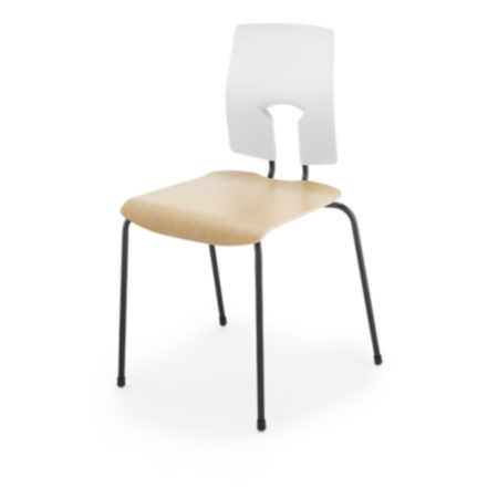 Hille SE School Classroom Chair - Polished Wood