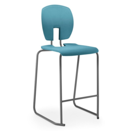 Hille SE Curve School Classroom High Stool