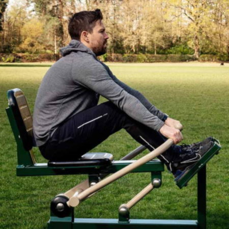 Self-weighted Rower Outdoor Fitness Equipment