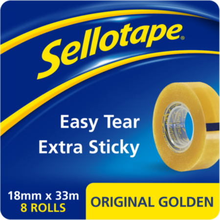 Sellotape Original 18mm X 33m Pack 8