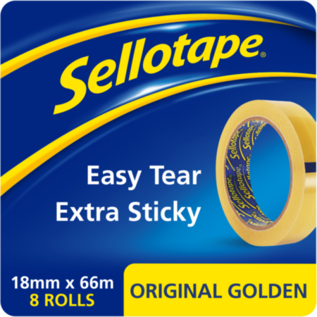 Sellotape Original 18mmx66m Pack 8