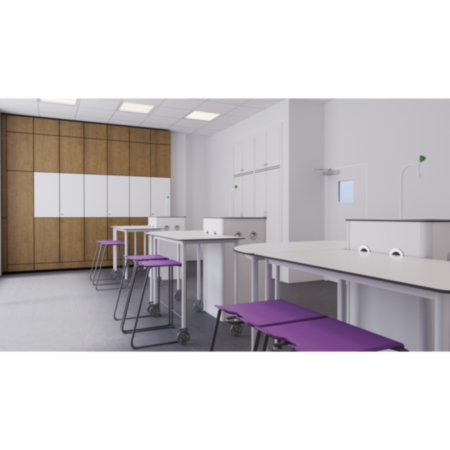 Hille SE School Lab Stool without Back