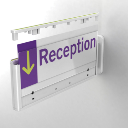 Wall Mounted Double Sided Corridor ShowPoint Sign Frame