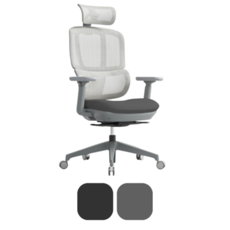 Shelby Office Mesh Back Operator Chair with Fabric Seat