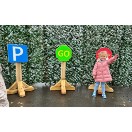 Playground Role Play Road Signs Pack of 3