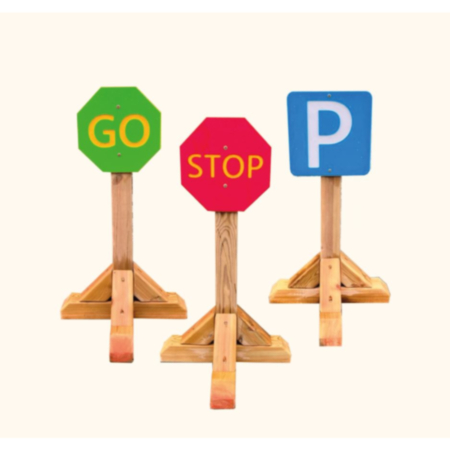 Playground Role Play Road Signs Pack of 3