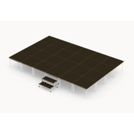 Modular Stage Single Level 24 Modules Kit for Schools