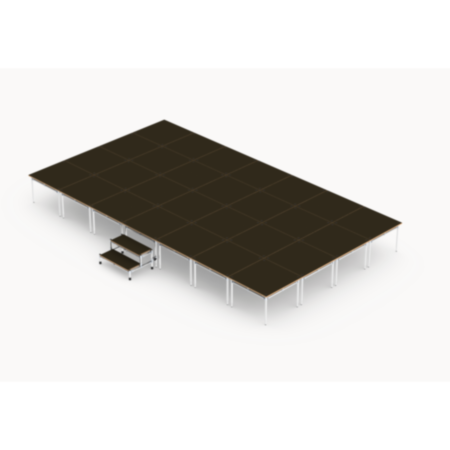 Modular Stage Single Level 28 Modules Kit for Schools