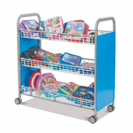 Callero Mobile Lunchbox Trolley for Indoor and Outdoor 