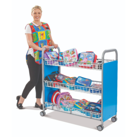 Callero Mobile Lunchbox Trolley for Indoor and Outdoor 