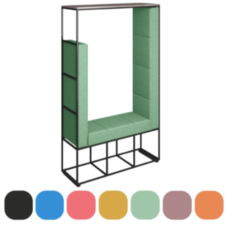 Flux Modular Storage Triple Frame With Seating Unit