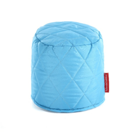 Small Outdoor Quilted Pouffes - Set of 6