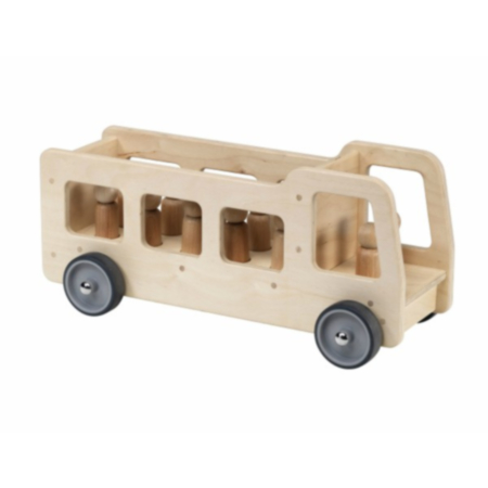Millhouse Giant Wooden Nursery Play Vehicles - Bus