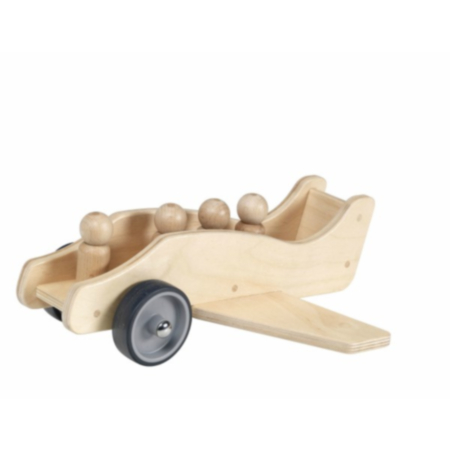 Millhouse Giant Wooden Nursery Play Vehicles - Aeroplane