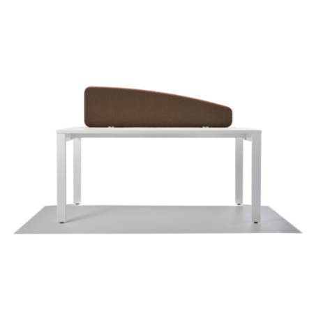 Softline Fabric Desk Mounted Curve Top Office Screen - 480 High