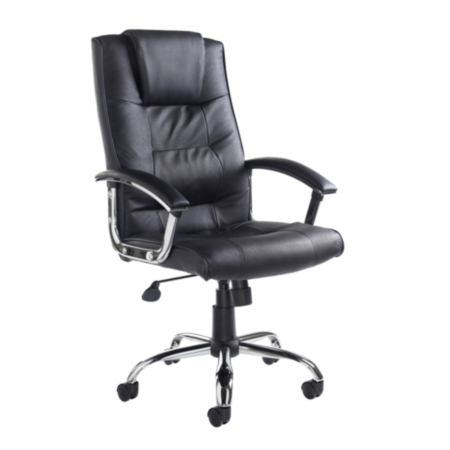 Somerset High Back Leather Faced Manager Office Chair