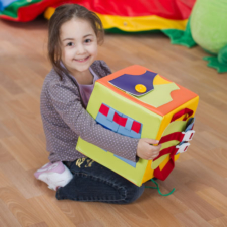 Classroom Sensory Getting Ready Soft Play Activity Cube