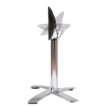 Spaceguard Aluminium Flip Top Deluxe Cafe Bistro Table Base