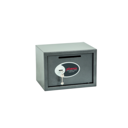Phoenix Vela Deposit Home &amp; Office SS0802KD Size 2 Security Safe with Key Lock