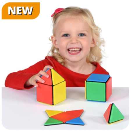 Solid Magnetic Polydron Starter Set