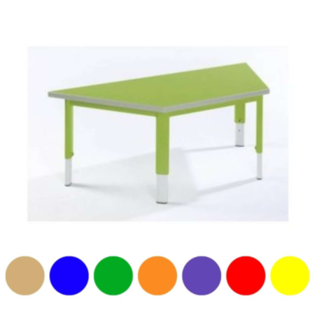 Metalliform Start Right Height Adjustable Trapezoidal Table