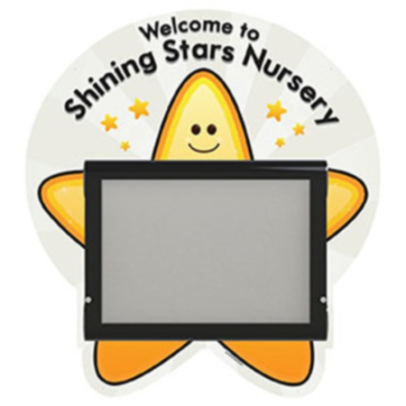 WeatherShield Outdoor Wall Mounted Star Welcome Sign