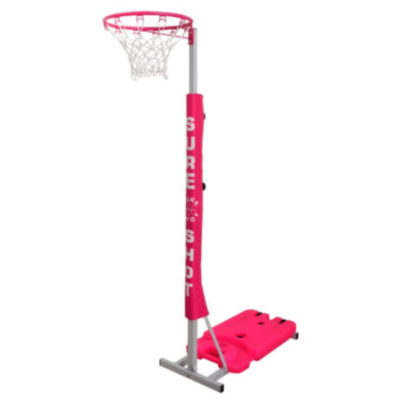 Sure Shot Easiplay Netball Goal Post- Pink