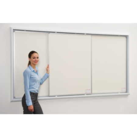 Non-Magnetic Sliding Whiteboard System