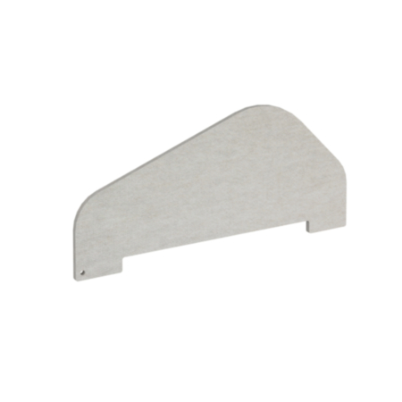 Silver Grey Worktable Acoustic Screen Panel for Tool Rail