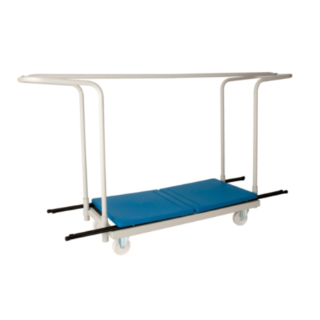 Titan Exam Desk Trolley - White