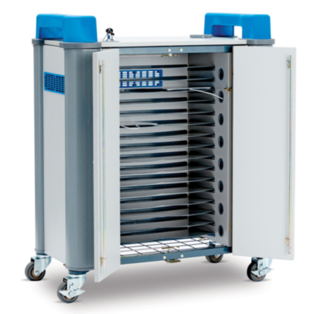 LapCabby UniCabby 32H Blue Charging Laptop Mobile Trolley 