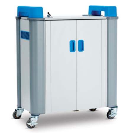 LapCabby UniCabby 32H Blue Charging Laptop Mobile Trolley 