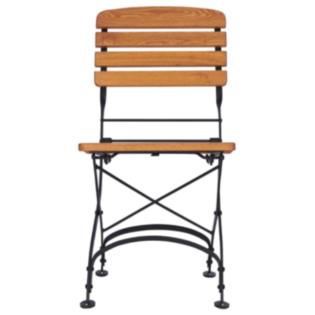 Terras Folding Wooden Cafe Bistro Side Chair
