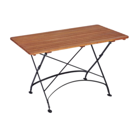 Terras Large Wooden Outdoor Folding Cafe Bistro Table