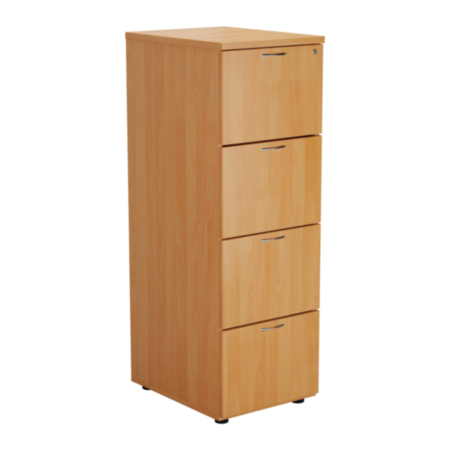 4 Drawer Filing Cabinet - Beech 