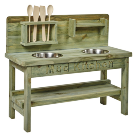 Outdoor Wooden Playground Role Play Mud Kitchen