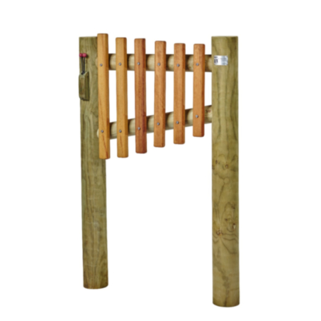 Timotay Outdoor Playground Musical Hardwood Vertical Xylophone 