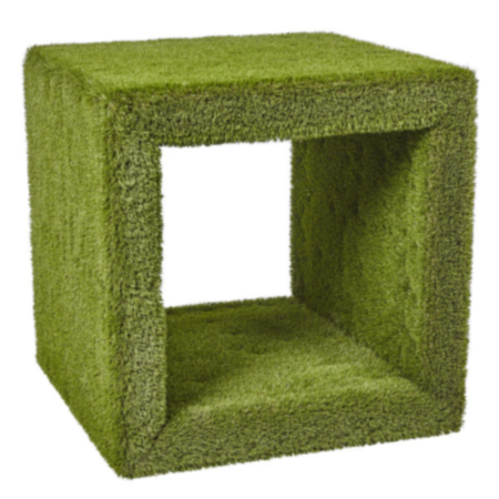 Outdoor Playground Sensory Play Grass Cube Tunnel