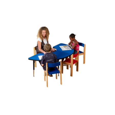 Tuf-Top Height Adjustable Arc Classroom Table