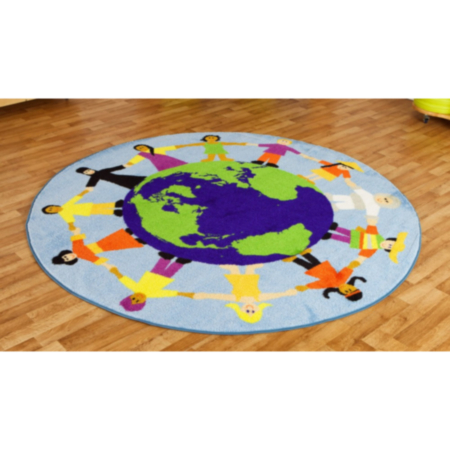 Children of the World Multi-Cultural Classroom Rug