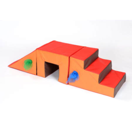 Early Years 3 Piece Soft Play Steps, Tunnel and Slide
