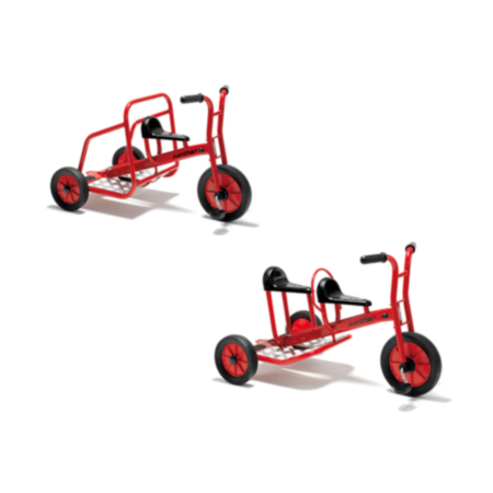 Early Years Outdoor Winther 2 Person Viking Ben Hur Tricycle and Taxi Trike